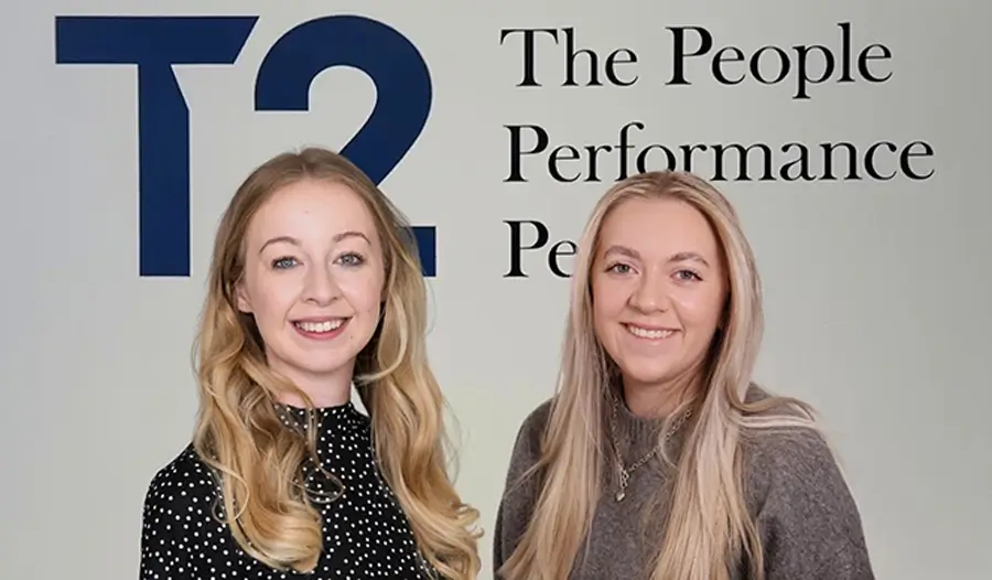 Digital Marketing apprentice Lauren with her supervisor Lydia at Trans2 Performance