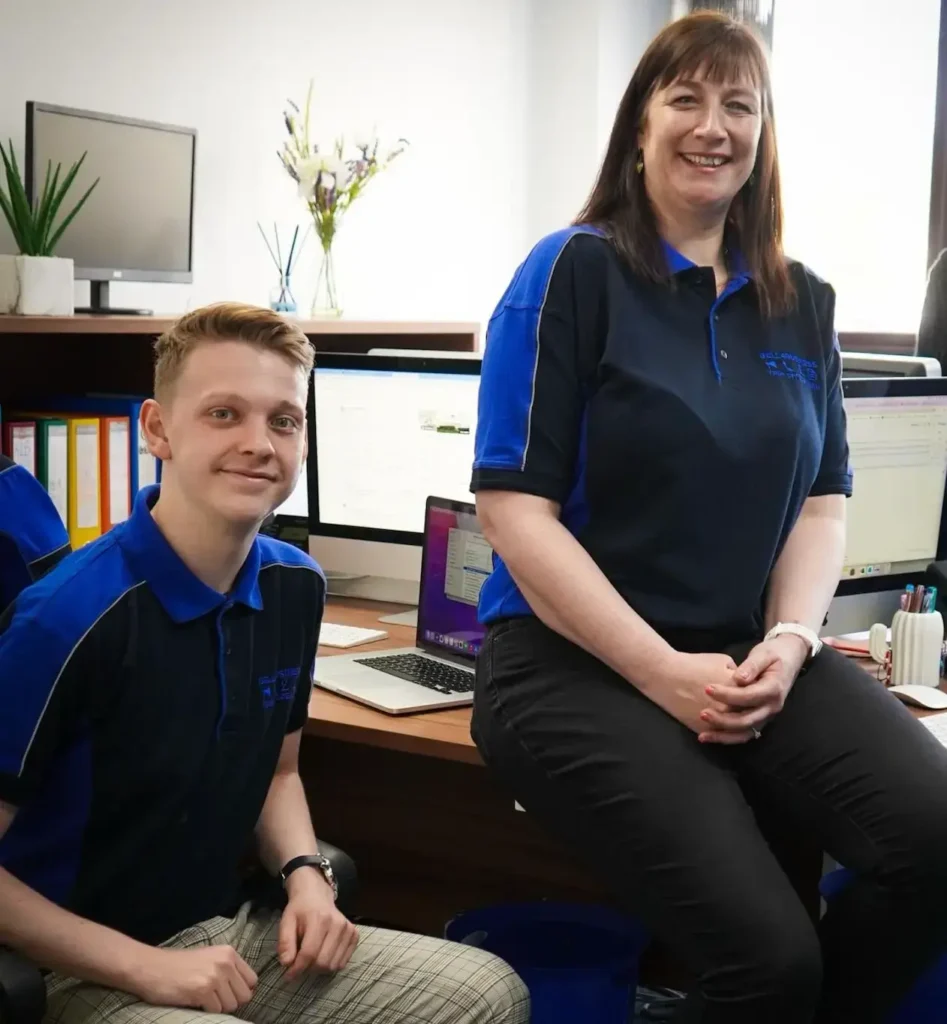 Photo of Connor and Louise from Bell4Business