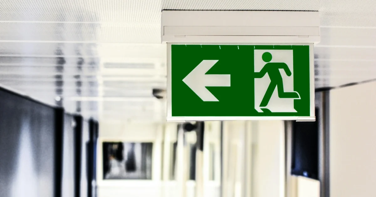 Photo of Fire Exit - Health and Safety Quiz